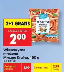Biedronka Włoszczyzna mrożona Mroźna Kraina, 450 g oferta