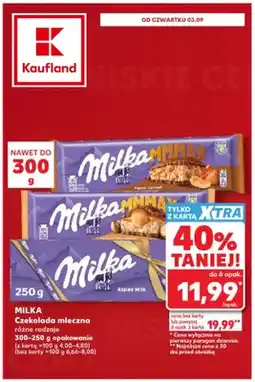 Kaufland Czekolada mleczna Milka Alpine Milk oferta