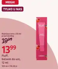 Rossmann Fluff, balsam do ust Cherry oferta