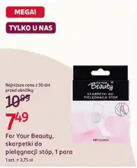 Rossmann For Your Beauty, skarpetki do pielęgnacji stóp, 1 para oferta
