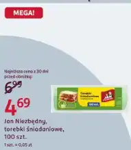 Rossmann Jan Niezbędny, torebki śniadaniowe, 100 szt oferta