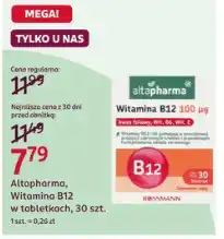Rossmann Altapharma, Witamina B12 w tabletkach, 30 szt oferta