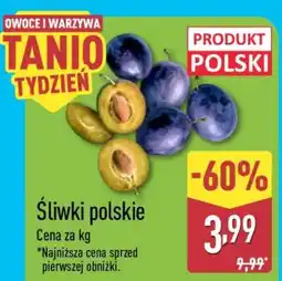 ALDI Śliwki polskie oferta