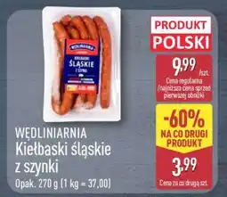 ALDI WĘDLINIARNIA Kiełbaski śląskie z szynki oferta