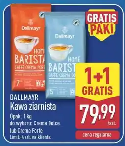 ALDI DALLMAYR Kawa ziarnista oferta