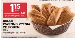 Stokrotka Market Bułka pszenno-żytnia ze skyrem oferta
