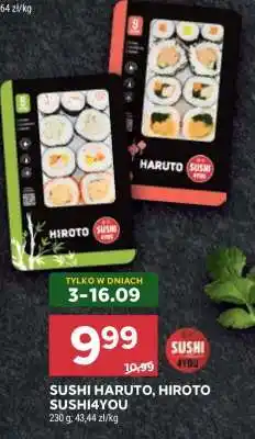 Stokrotka Market Sushi Haruto, Hiroto Sushi4You oferta