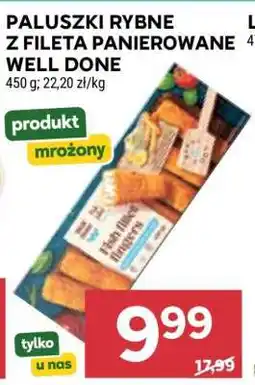 Stokrotka Market PALUSZKI RYBNE Z FILETA PANIEROWANE WELL DONE oferta
