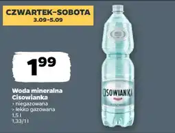 Netto Woda mineralna CISOWIANKA oferta