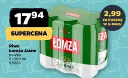 Netto Piwo ŁOMŻA JASNE oferta