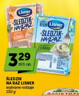 Groszek Śledzik na raz Lisner oferta