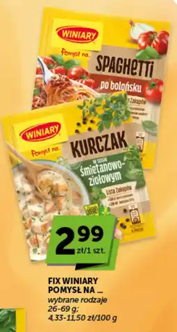 Groszek FIX WINIARY POMYSŁ NA ... wybrane rodzaje oferta