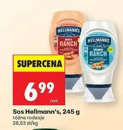 Biedronka Sos Hellmann’s, 245 g oferta