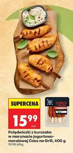 Biedronka Polędwiczki z kurczaka w marynacie jogurtowo morelowej Czas na Grill 400 g oferta