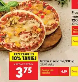 Biedronka Pizza z salami 130 g oferta