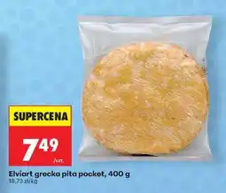 Biedronka Elviart grecka pita pocket, 400 g oferta
