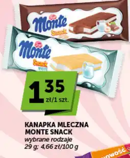 Groszek Kanapka Mleczna Monte Snack oferta