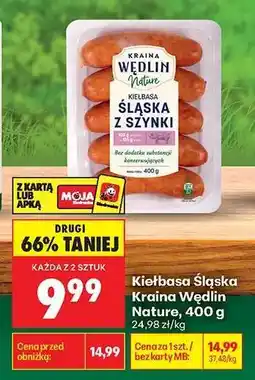 Biedronka Kiełbasa Śląska Kraina Wędlin Nature, 400 g oferta
