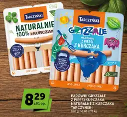 Groszek Parówki Gryzsale z Pierś Kurczaka, Naturalne z Kurczaka Tarczyński oferta