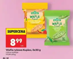 Biedronka Wafle ryżowe Kupiec, 3x30 g oferta