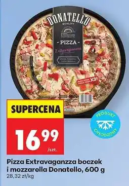 Biedronka Pizza Extravaganzza boczek i mozzarella Donatello , 600 g oferta