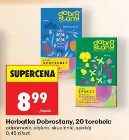 Biedronka Herbatka Dobrostany, 20 torebek oferta