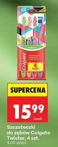 Biedronka Szczoteczki do zębów Colgate Twister, 4 szt oferta