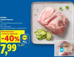 Lidl łopatka wieprzowa oferta