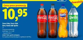 Lidl Coca-Cola, Coca-Cola Zero, Fanta lub Sprite oferta