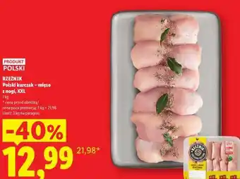 Lidl RZEŹNIK Polski kurczak – mięso z nogi, XXL oferta