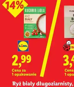 Lidl Ryż biały długoziarnisty oferta