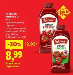 Lidl PUDLISZKI Ketchup, XXL oferta