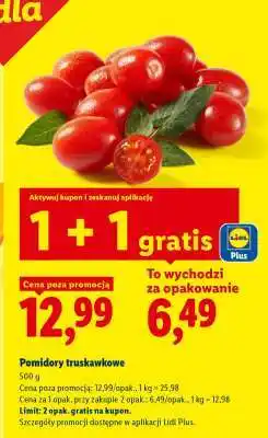 Lidl Pomidory truskawkowe oferta