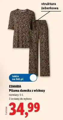 Lidl ESMARA Piżama damska z wiskozy oferta