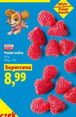 Lidl Polskie maliny oferta