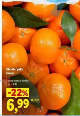 Lidl Mandarynki, luzem oferta