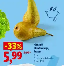 Lidl Gruszki Konferencja, luzem oferta