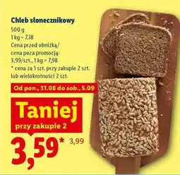 Lidl Chleb słonecznikowy oferta