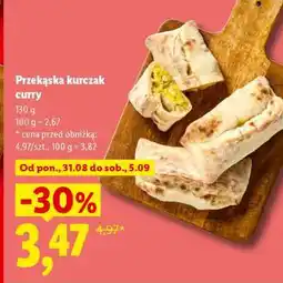 Lidl Przekaska kurczak curry oferta