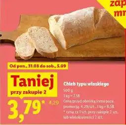 Lidl Chleb typu włoskiego oferta