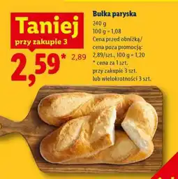 Lidl Bułka paryska oferta
