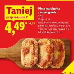 Lidl Pinsa margherita z serem gouda oferta