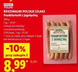 Lidl Regionalne Polskie Szlaki Frankfurterki z jagnięciną oferta