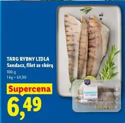 Lidl SANDACZ FILET ZE SKÓRĄ oferta