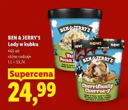 Lidl BEN & JERRY'S Lody w kubku oferta