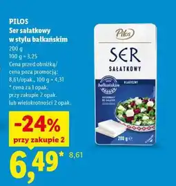 Lidl Pilos Ser sałatkowy w stylu bałkańskim oferta