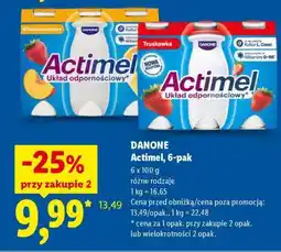 Lidl Danone Actimel, 6-pak oferta