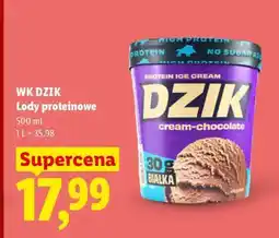 Lidl WK DZIK Lody proteinowe oferta