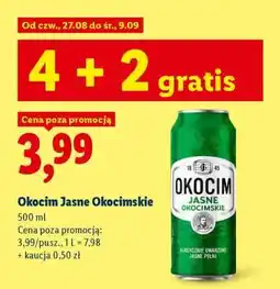 Lidl Okocim Jasne Okocimskie oferta