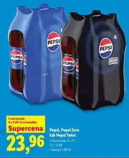 Lidl Pepsi, Pepsi Zero lub Pepsi Twist oferta